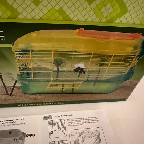 All Living Things Large Crab Habitat Cage Terrarium brand new in box - Picture 6 of 6